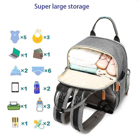 Mother Bag Baby Stroller Bags, Backpack Mom Baby