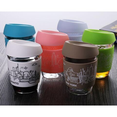 Wholesale Borosilicate Drinking Glass Cup with Bamboo Lid and Clear or  Colroful Straws Top Seller 12 Oz 16 Oz Cola Can Glass for Coffee Ice Tea -  China Glass Coffee Cup with