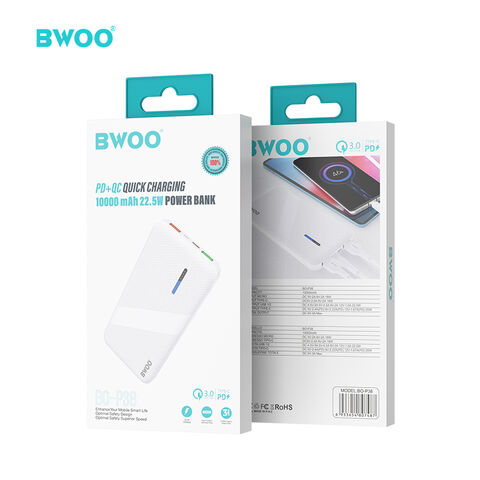 Buy Wholesale China Bwoo Wholesale Usb Portable Battery Power Bank 10000mah  Promotion Portable Charger Custom Logo Best Mobile Powerbanks & Custom  Powerbanks at USD 8.6