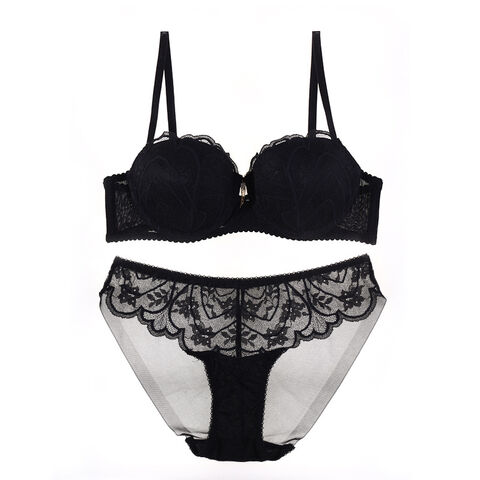 Romantic European No Steel Ring Bra Lingerie Set Factory Sale