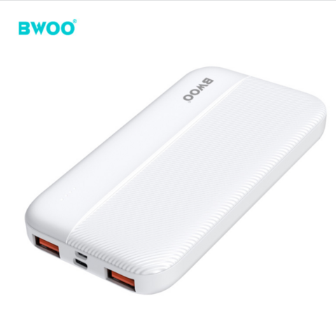 BWOO Mini Powerbank Dual USB 5V2A, tragbares Ladegerät, ultradünne Powerbanks 10000mAh - Großhandel