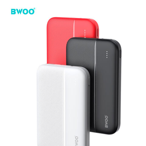 BWOO Mini Powerbank Dual USB 5V2A, tragbares Ladegerät, ultradünne Powerbanks 10000mAh - Großhandel