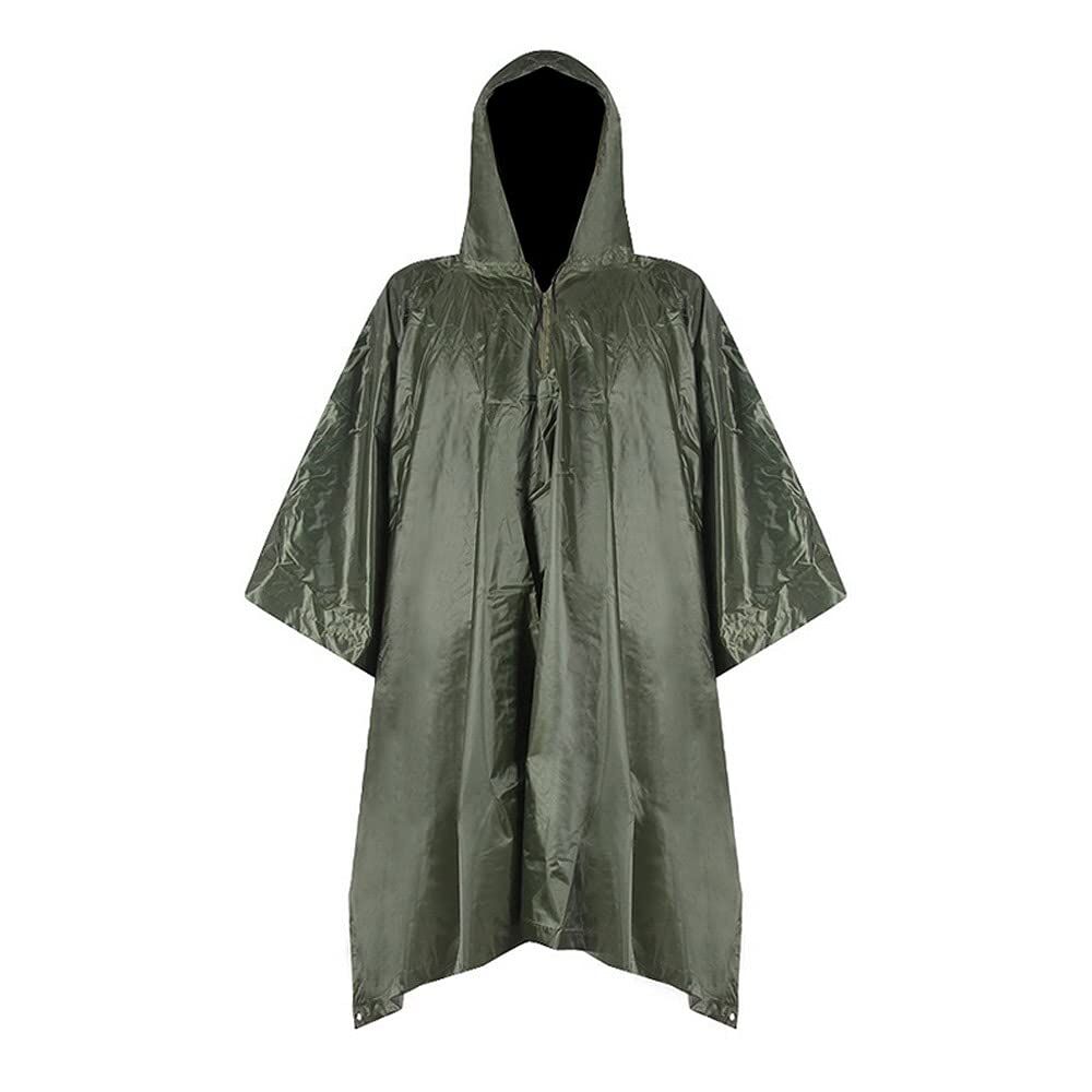 Poncho de lluvia impermeable para mujer, impermeable con estampado  colorido, capucha y cremallera