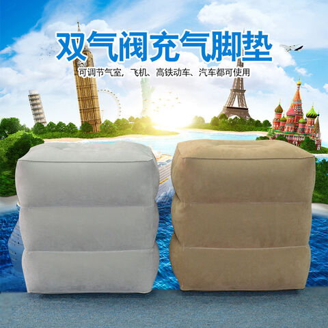 Car Accessories Ottoman Footrest Portable Travel Footstool To Sleep  Long-distance Travel Inflatable Foot Pad with Footrest