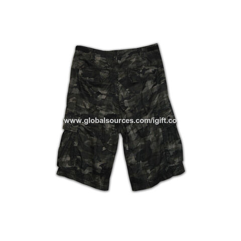 MUSINSA | PIANER One-tuck wide nylon half pants (navy)
