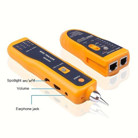 Network Cable Tester Hunt Wire Sort USB Cable Coaxial Cat-5e 6 RJ45 RJ11  LAN