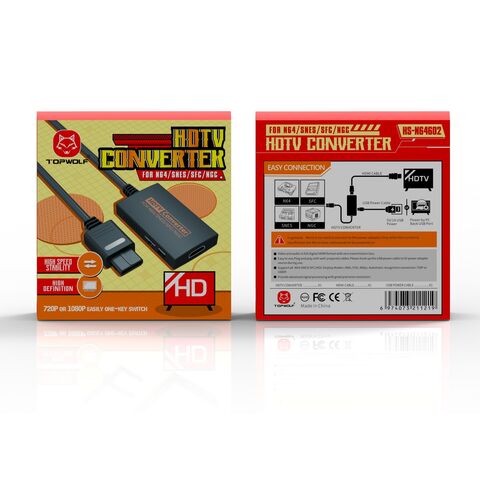 Hdmi Converter Connect Nintendo 64 To Tv HDMI Converter N64 To