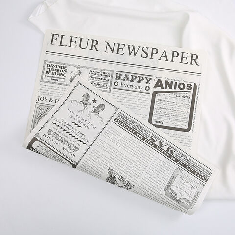Reusable Non-stick Baking Paper Vintage Newspaper