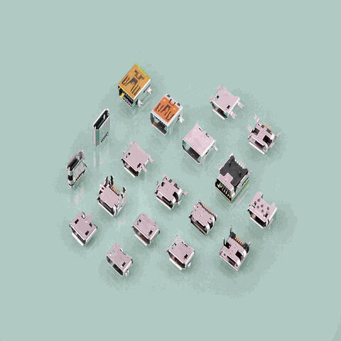 USB C Typ Stecker 16PIN Vertikale Montage Gehäuse Buchse USB 2.0 Halter Adapter