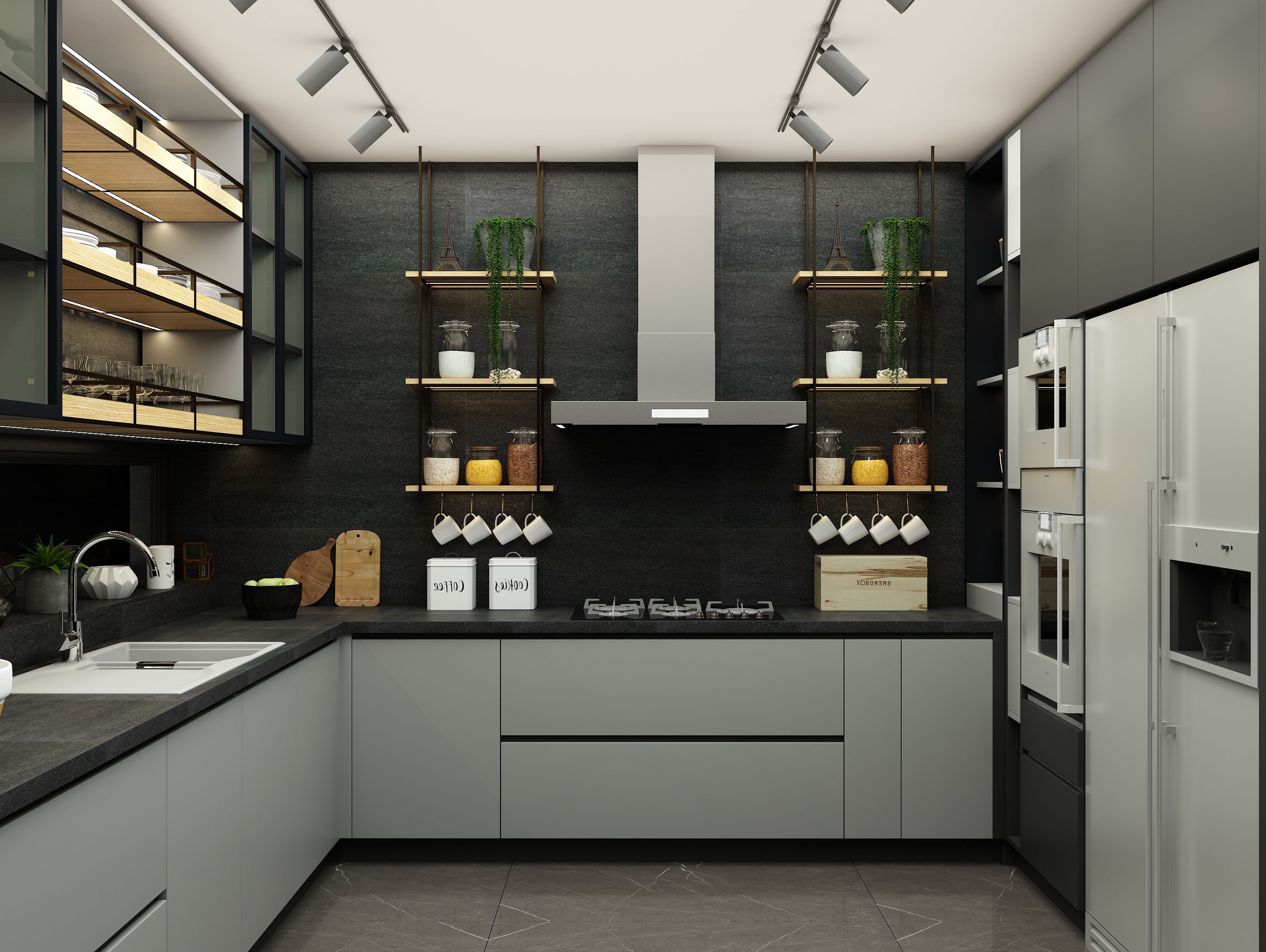 Contemporary Mdf Kitchen Cabinets For Modern Kitchen Masterpieces $340 ...