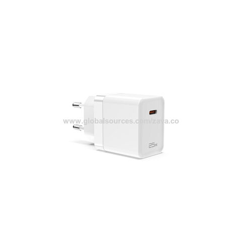25W PPS USB-C PD Ladegerät, Schwarz, EU-Stecker, für iPhone, iPad, Handy - Schnellladung für Apple Geräte