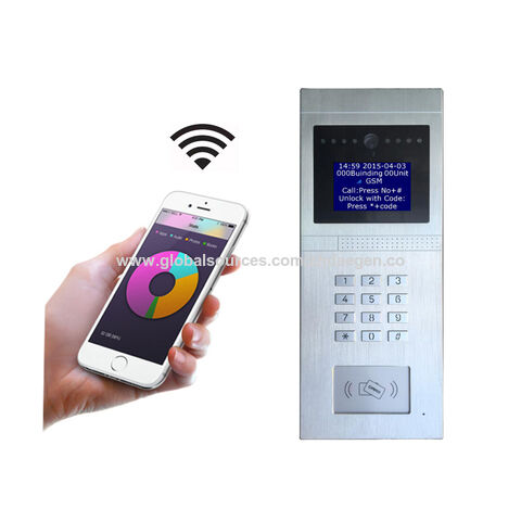 Compre Sistema Inalámbrico De La Seguridad Casera 4g Del Interfono Del  Timbre 4g Para El Chalet Con Un Botón De Llamada Ipad Con La Tarjeta Del  G/m Está Disponible y 4g Doorphone