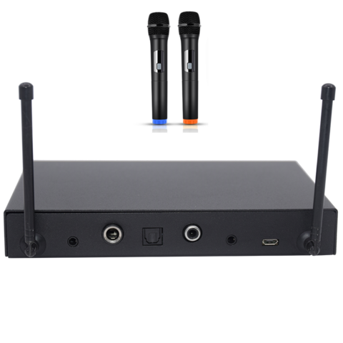 Buy Wholesale China Microfono Wireless Professionale, Microfono Senza Fili  Bluetooth Con 2 Microfoni Uhf Per Karaoke Festa,spettacolo, Bar, Riunione &  Karaoke Mixer at USD 29.5