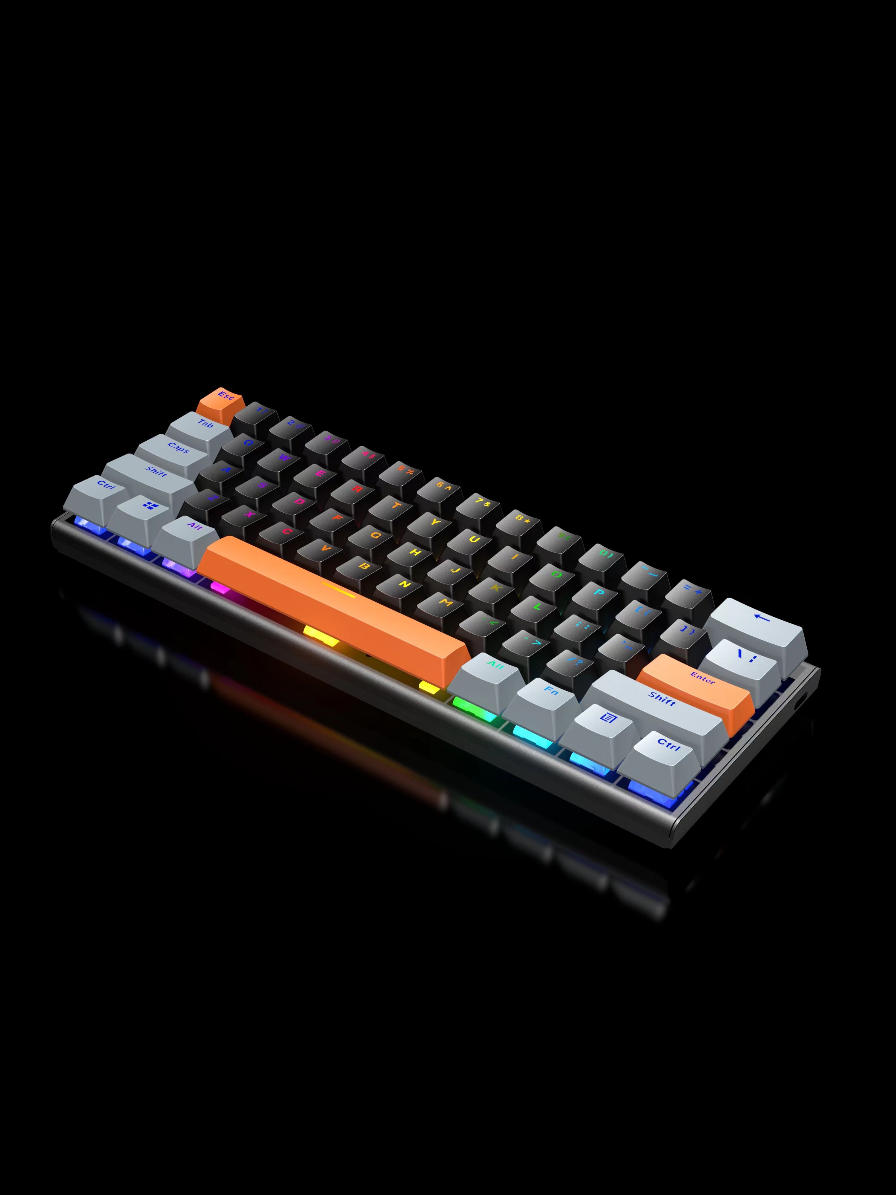 Bulk Buy China Wholesale Three Mode 60% Layout Mechanical Keyboard With ...