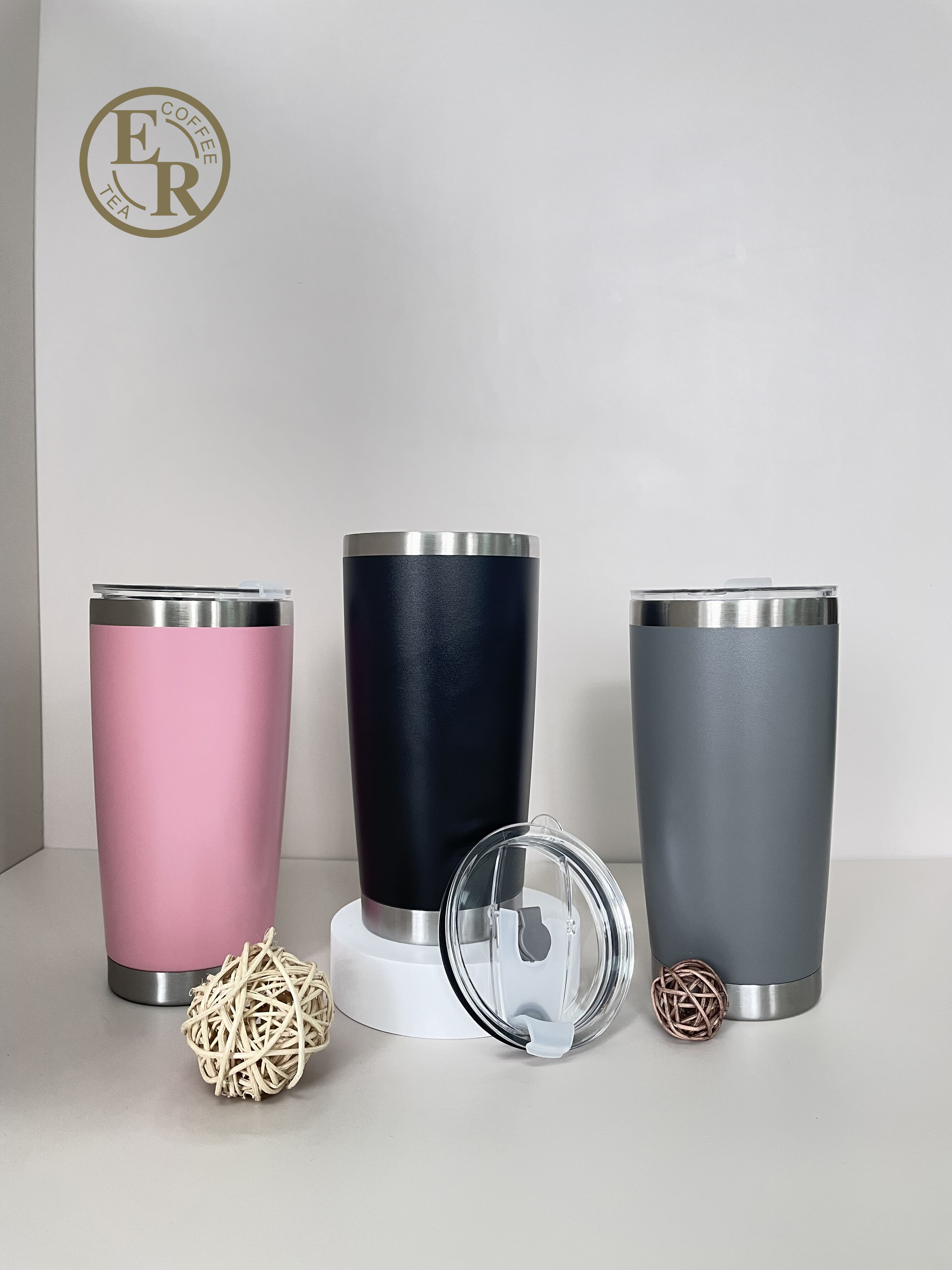 Buy Wholesale China 20oz Stainless Steel Tumbler With Lid And Straw ...