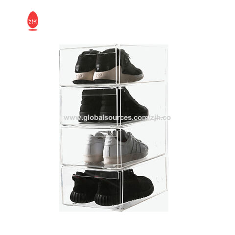 Novo visor de acrílico magnético empilhável de luxo caso de bolsas de  plástico transparente para o Organizador de armazenamento magneto de wiring  closet caixa de sapatos - China Caixa de sapato e