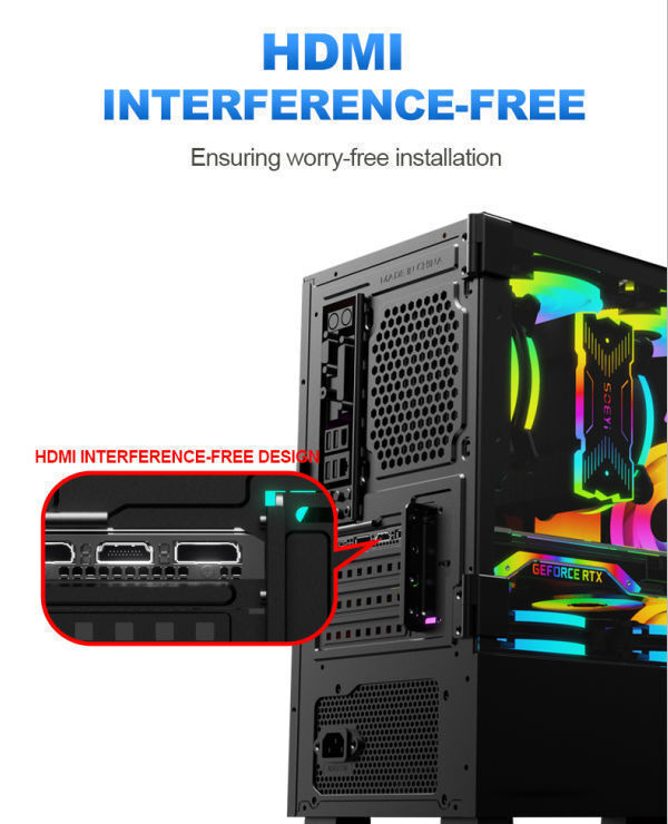 Achetez en gros Matériel De Jeu Gabinete Boîtier Mid Tour Rgb Pc Gamer Oem  Vide Matx Ordinateur Cas Chine et Boîtier D'ordinateur à 18.9 USD