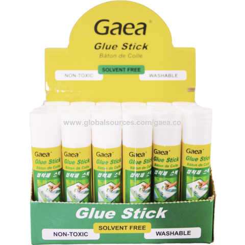 High Quality Non-Toxic Pvp White Solid Glue Stick 8g 21g Pvp Glue Stick in  Display Box Packing - China Glue Sticks, Stationery Glue