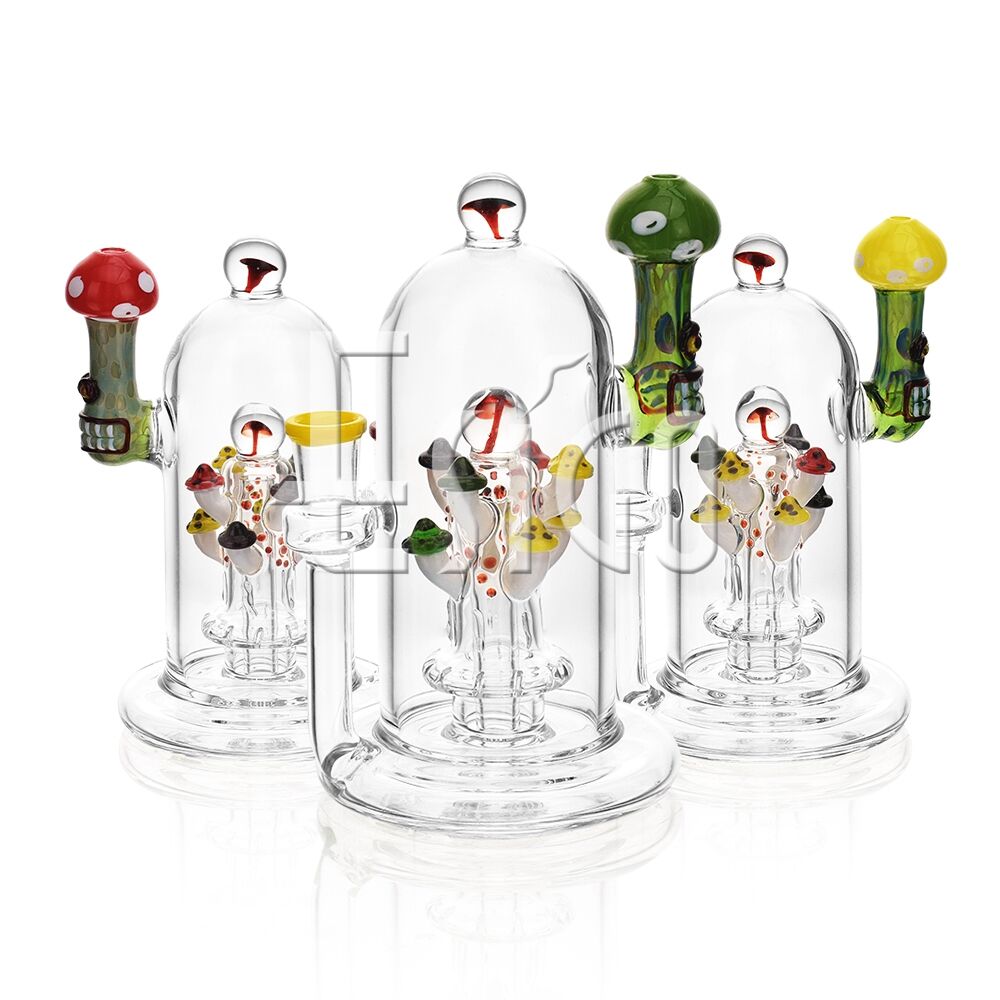 Buy Wholesale China Esigo High End American Color Mushroom Design Thick Heady Dab Oil Rig Glass