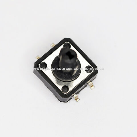 4Pin Round Button SPST Tactile Micro Switch - Height 12mm