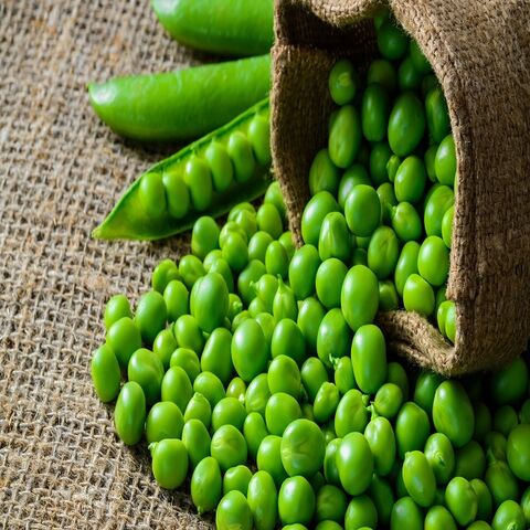 Guisantes secos verdes orgánicos de alta calidad, precio al por mayor, ingrediente saludable vegetal congelado