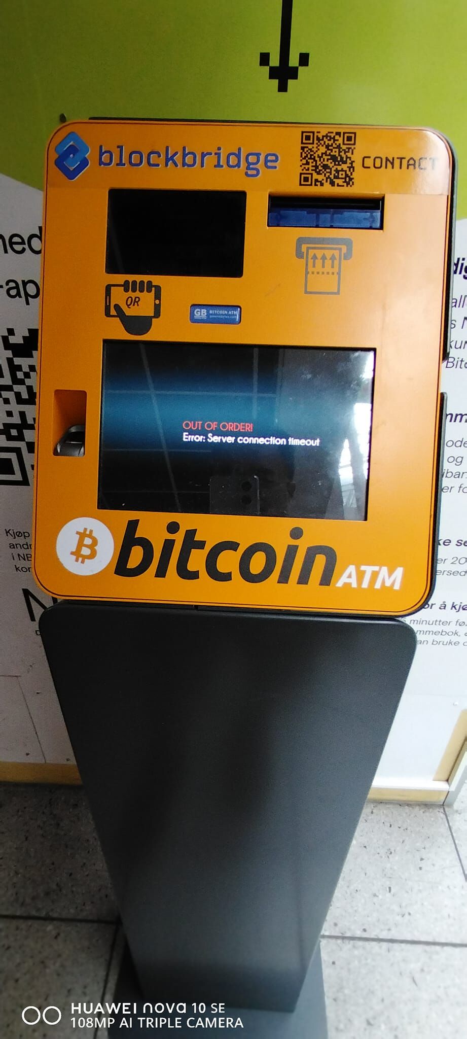 Achetez en gros Acheter Qualitynew Machine De Kiosque Scellée Scanner De  Passeport Permanent Au Sol Machine De Paiement Exchangecash Auto Atm Btc  Self Service Atm Btc Canada et Acheter Crypto Atm Europe -