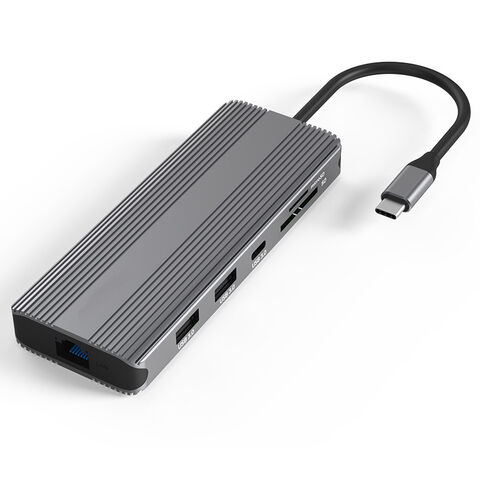 Bestseller 8K TPYE-C 10-IN-1 DOCKINGSTATION ADAPTER