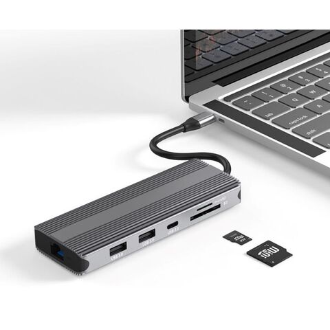 Großhandel 8K TYPE-C 10-IN-1 Ultra HD Dockingstation