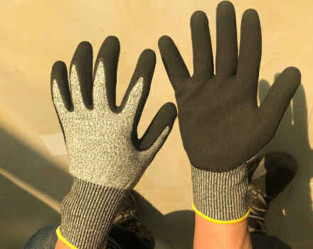 13G de guantes con recubrimiento de nitrilo Guantes de trabajo jardín de  diseño de flor de mano de protección guantes de trabajo de seguridad/Jardín  Guantes /de la mujer guantes - China Guantes