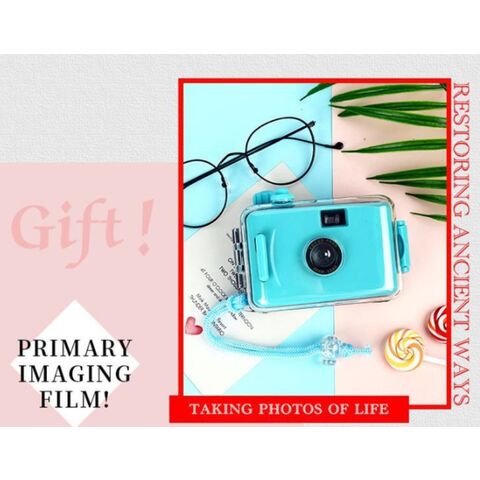 Cámara Desechable con Película de 35mm para un Solo Uso - Ideal para Eventos y Promociones