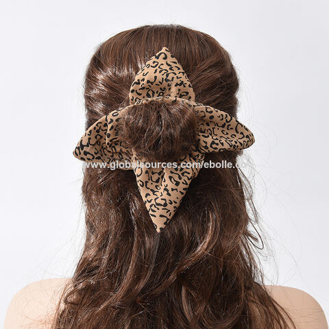 Novos Designs, Scrunchie Quadrado, Elástico de Alta Qualidade, Estilo Catavento
