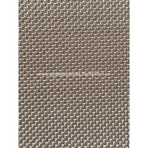 Tissu de fil tissé en métal avec des ouvertures de maille carrée