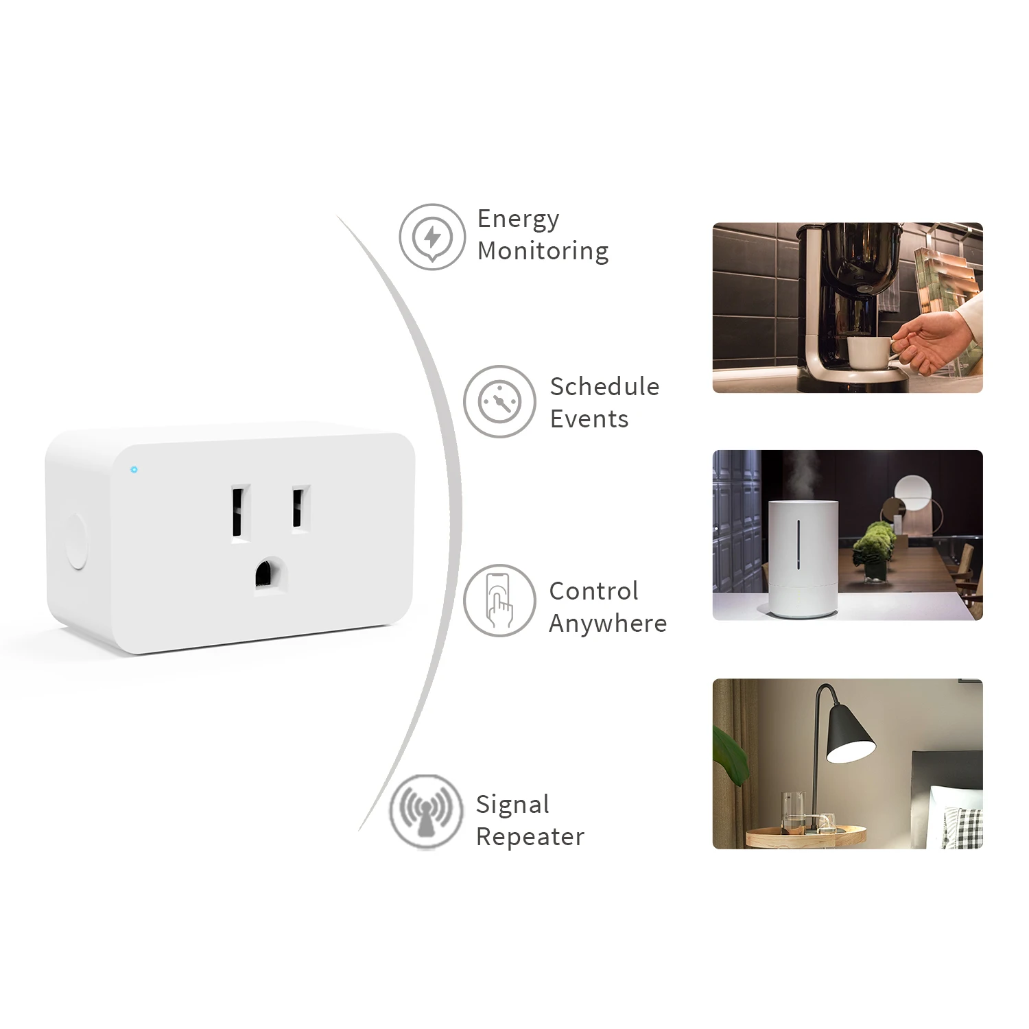 Buy Wholesale China Us Standard Zwave Smart Plug Portable Wireless Socket  With Power Meter Timing Schedule Setting Electric Plug Socket Energy Monitor  & Smart Socket at USD 9.99