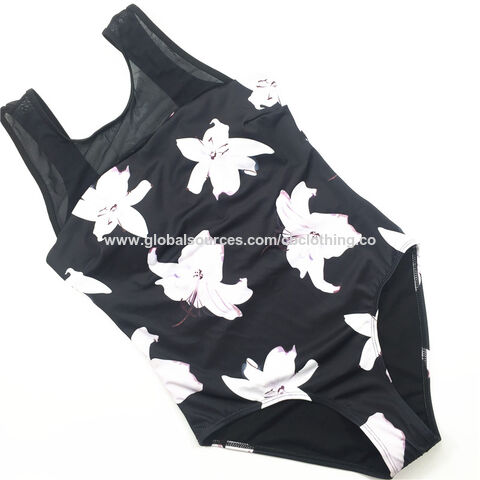 EastElegant Maternity Swimwear One Piece Halter Pregnancy Swimsuit Floral  Bathing Suits with Adjustable Chest Drawstring
