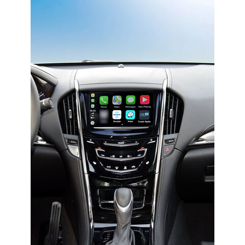 Kabellose CarPlay AndroidAuto Nachrüstbox für Cadillac kSmart auto für Cadillac ATS-L Modell 16-17, Spiegelverbindung, Rückfahrkamera