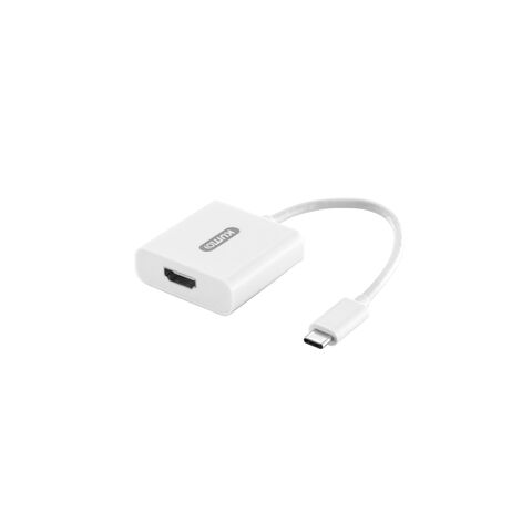 Aluminiumgehäuse USB 3.1 Typ C Stecker auf HDMI Buchse Adapter - Hochwertige Signalübertragung