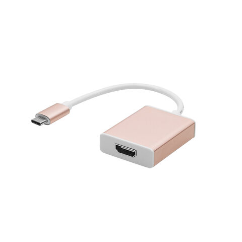Aluminiumgehäuse USB 3.1 Typ C Stecker auf HDMI Buchse Adapter - Hochwertige Signalübertragung
