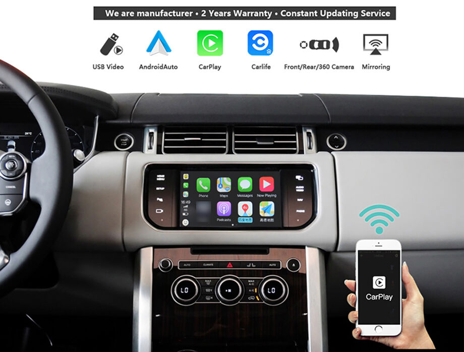 Wireless Apple CarPlay/Android Auto Upgrade Module for Land Rover Jagu