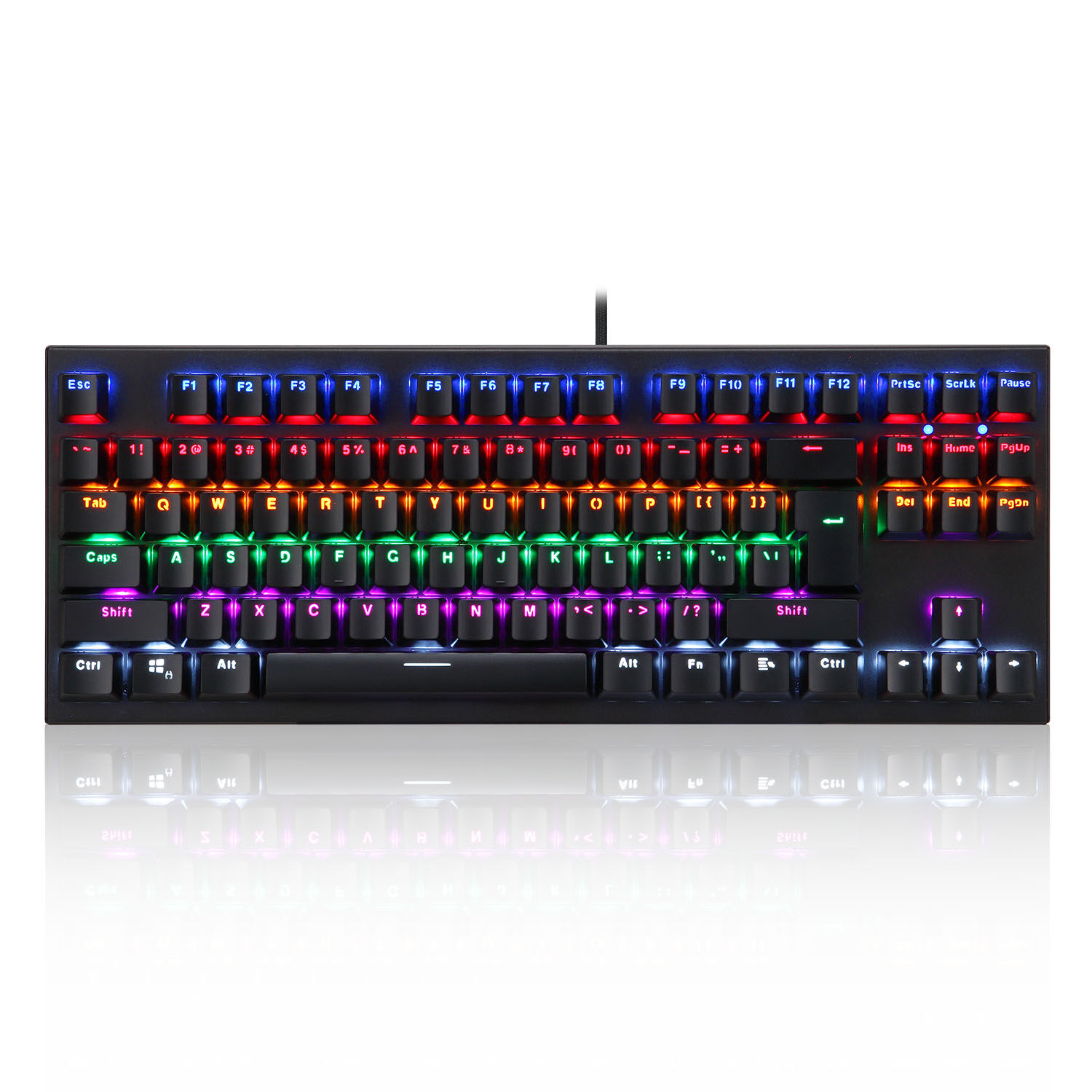 Buy Wholesale China Wholesale 87 Keys Mechanical Keyboard Double ...