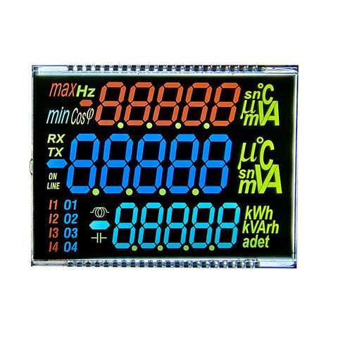 Temperature and Humidity Display 7-Segment LCD Display Tn Positive - China  Positive Display and Black on White price