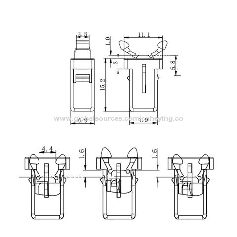 Bulk Buy China Wholesale Plastic Door Catch Push To Open And Push