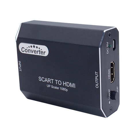 Convertisseur SCART vers HDMI, péritel vers HDMI, en Charge HDMI 720/1080P  Convertisseur Vidéo, Adaptateur peritel Hdmi pour TV avec Câble pour  Décodeur Numérique