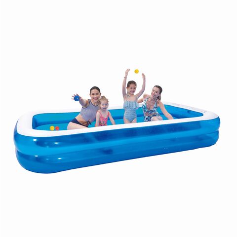 Piscine familiale pliante Piscine gonflable Adultes Enfants Super