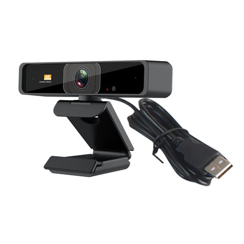 Webcam 4K Ultra HD avec Micro Stéréo 8MP USB Caméra Web pour Ordinateur avec Télécommande pour Réunion Studio