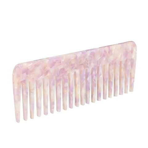 Pentes de cabelo de acetato de celulose coreanos de tamanho grande à venda, pente de alta qualidade para mulheres, pente com logotipo personalizado