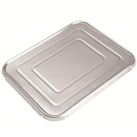 Molde Rectangular de Aluminio para Tarta Completa, Bandeja de Papel de Aluminio para Alimentos
