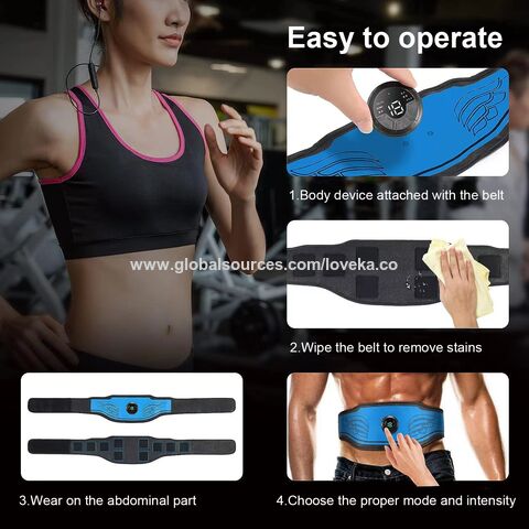 Ems Electric Heating Slimming Belt Relax Muscles Fat Loss Hip Lift
