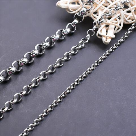 Solid Brass Chain 4-14mm Width Necklace Jewelry Bags Craft Chain