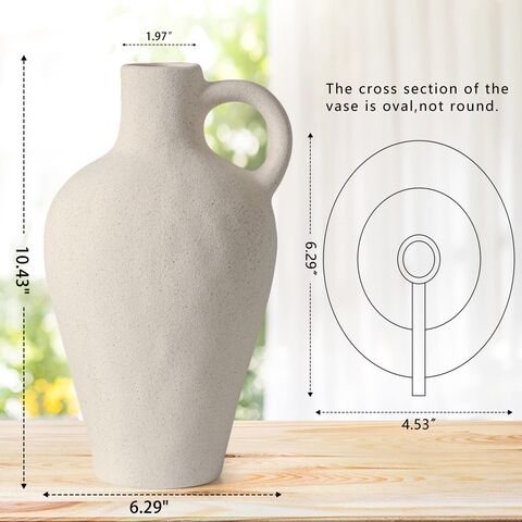 Minimalist House Decoration Luxury Vase Interior Accessories Bisque White  Ceramic Vase - China Vase and Ceramic Vase price