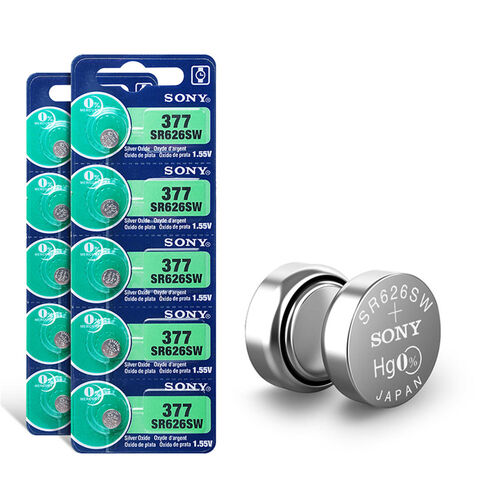 Buy Wholesale China Hot Sal 1.55v 377 Sr626sw Watch Battery Button Coin  Cell For Watch Batteries - - & Watch Battery at USD 0.22
